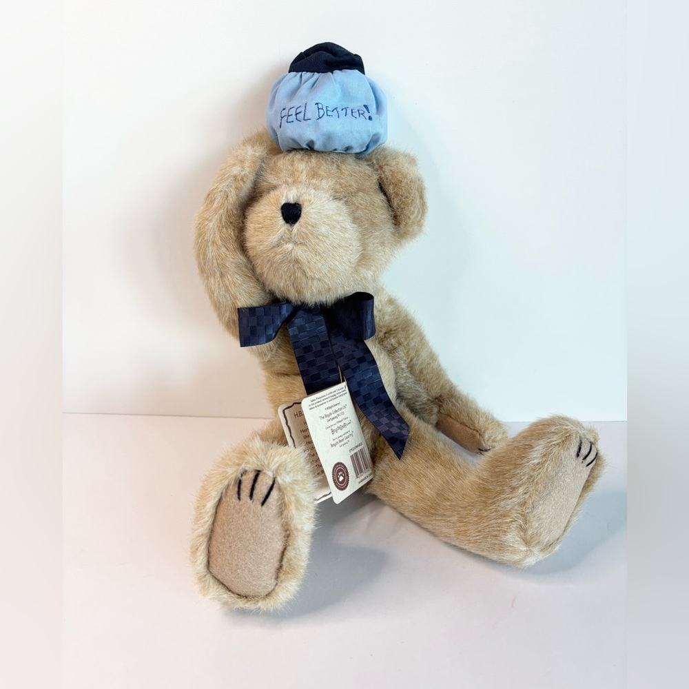 Boyds Feel Better Jointed Plush  Bear Ice Pack on Head Boyds Bear